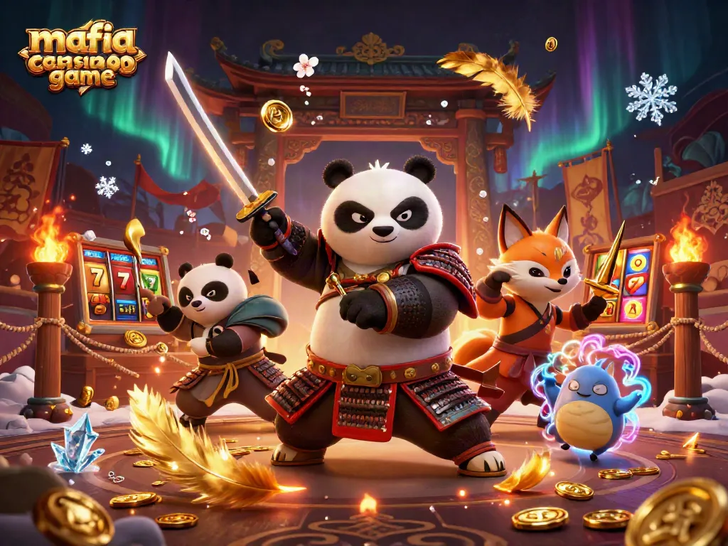 Experience thrilling gameplay in the mafia casino game with dynamic characters and vibrant elements.